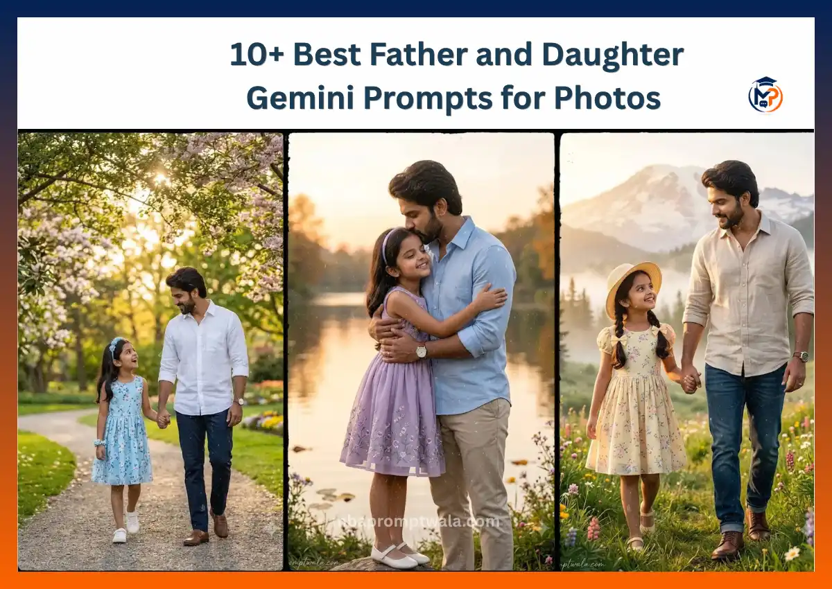 Best Father and Daughter Gemini Prompts for Photos