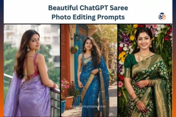 Beautiful ChatGPT Saree Photo Editing Prompts