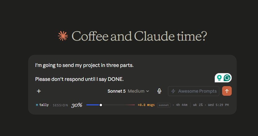 Break Big Tasks Into Smaller Prompts