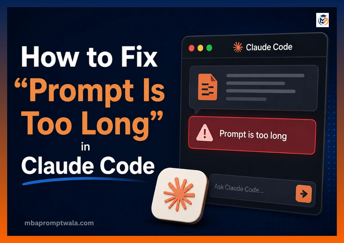 Claude Code Prompt Is Too Long? Here’s How to Fix It