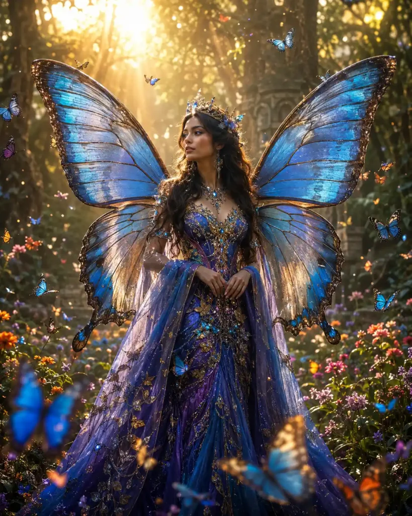 Fantasy Butterfly Queen Prompt