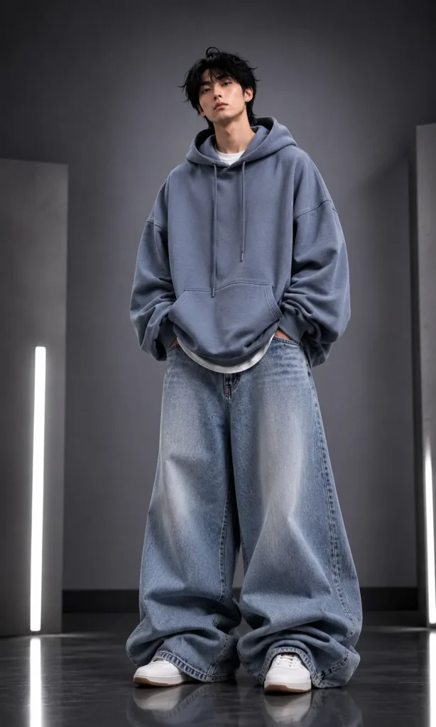 Funny Baggy Jeans AI Photo Editing Prompt 