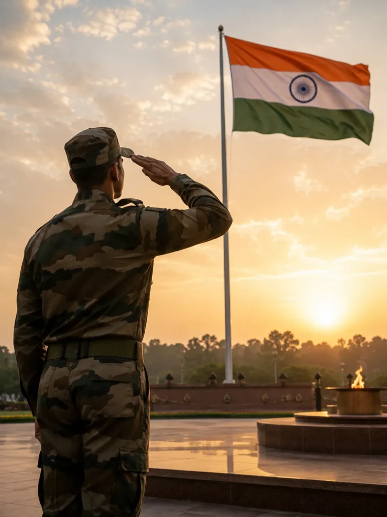 Indian Army Salute Prompt