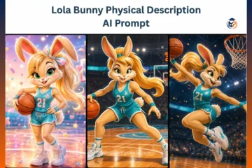 Lola Bunny Physical Description AI Prompt
