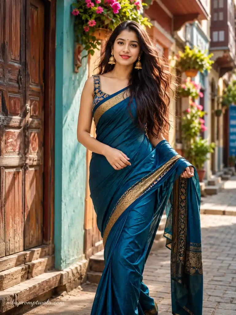 Peacock Blue Heritage Street Look