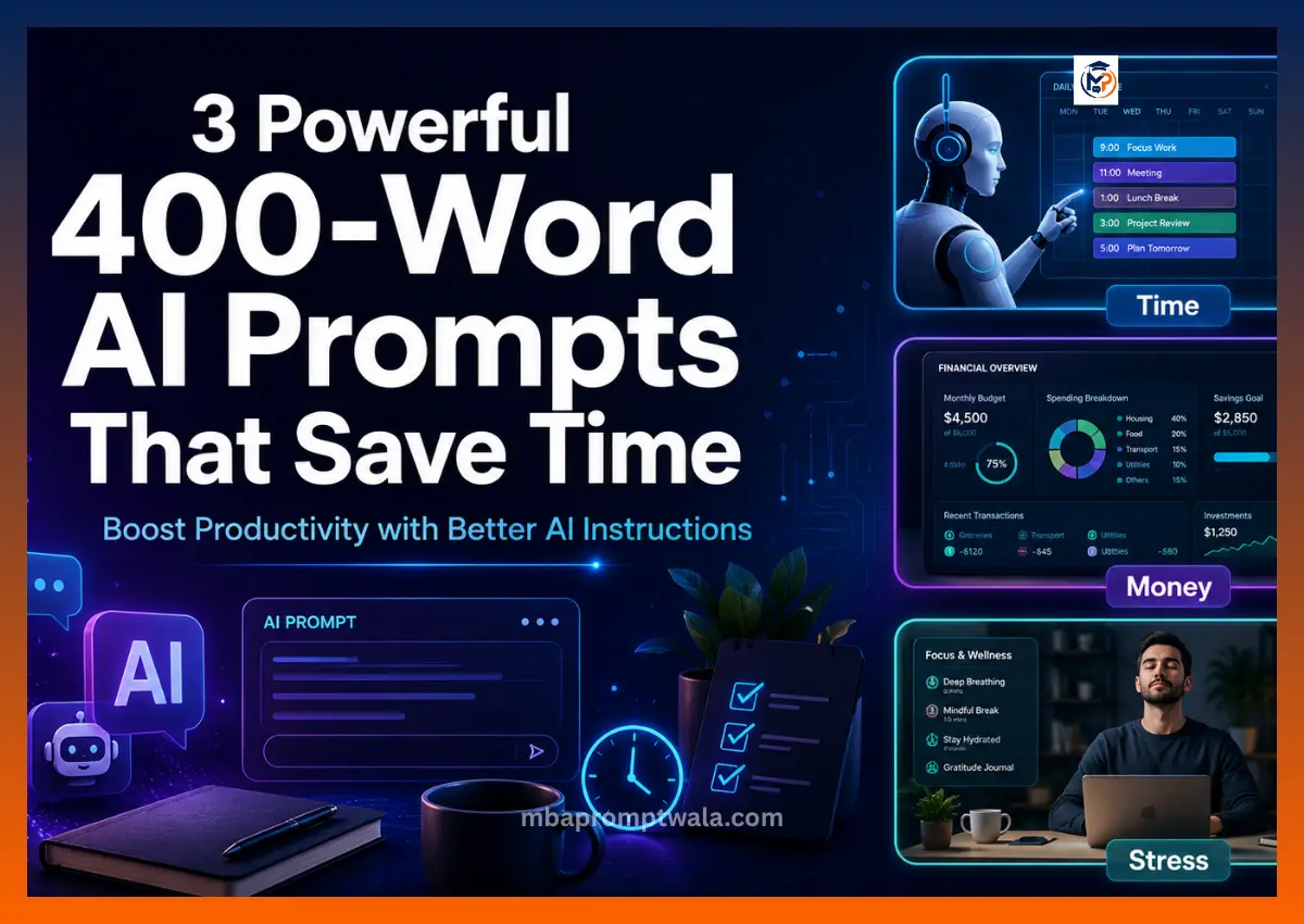 3 Powerful 400 Word AI Prompts That Saves Time