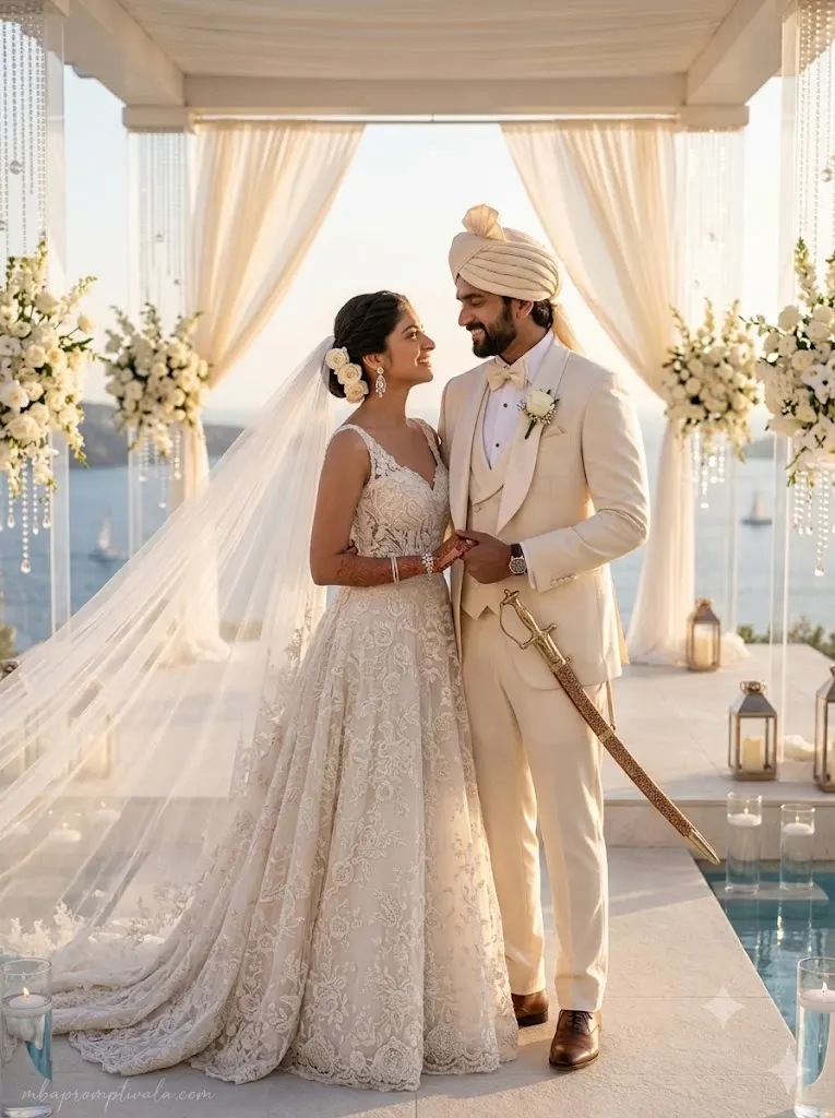Realistic Wedding Prompt for Gemini