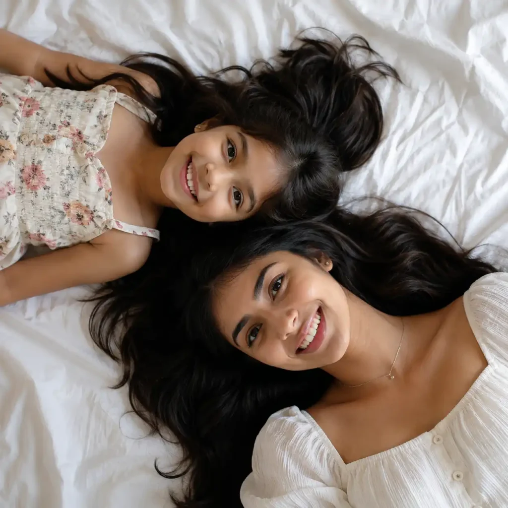 Top View Bed Portrait Prompt