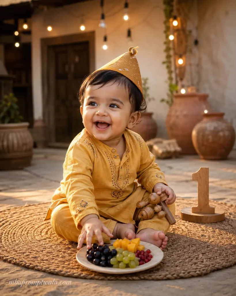 1 Year Baby Boy Birthday Prompt