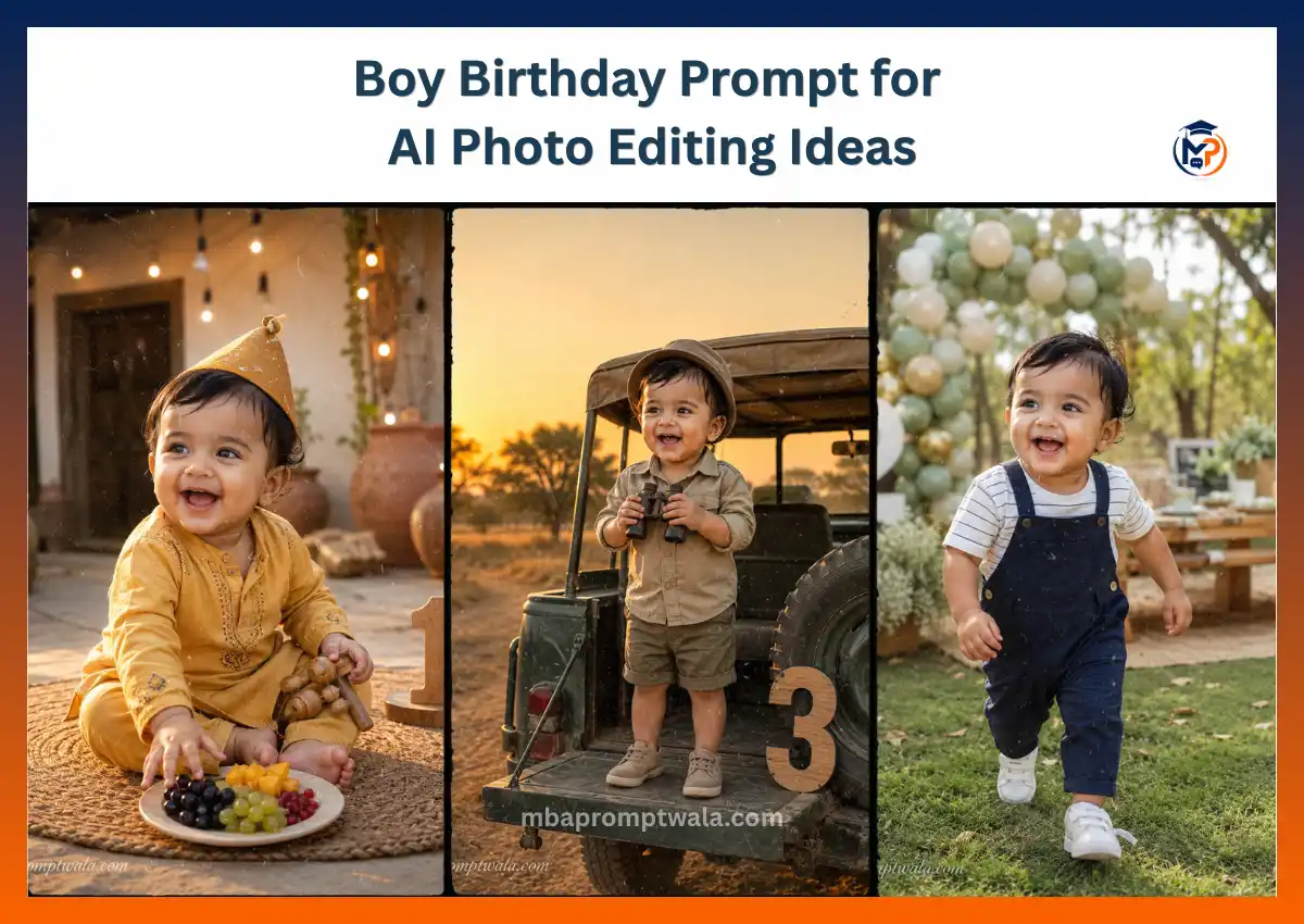 Boy Birthday Prompt for AI Photo Editing Ideas