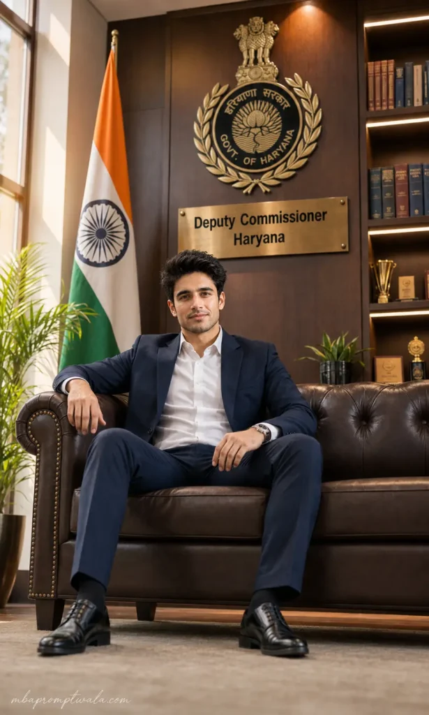 Haryana DC Job Prompt Copy