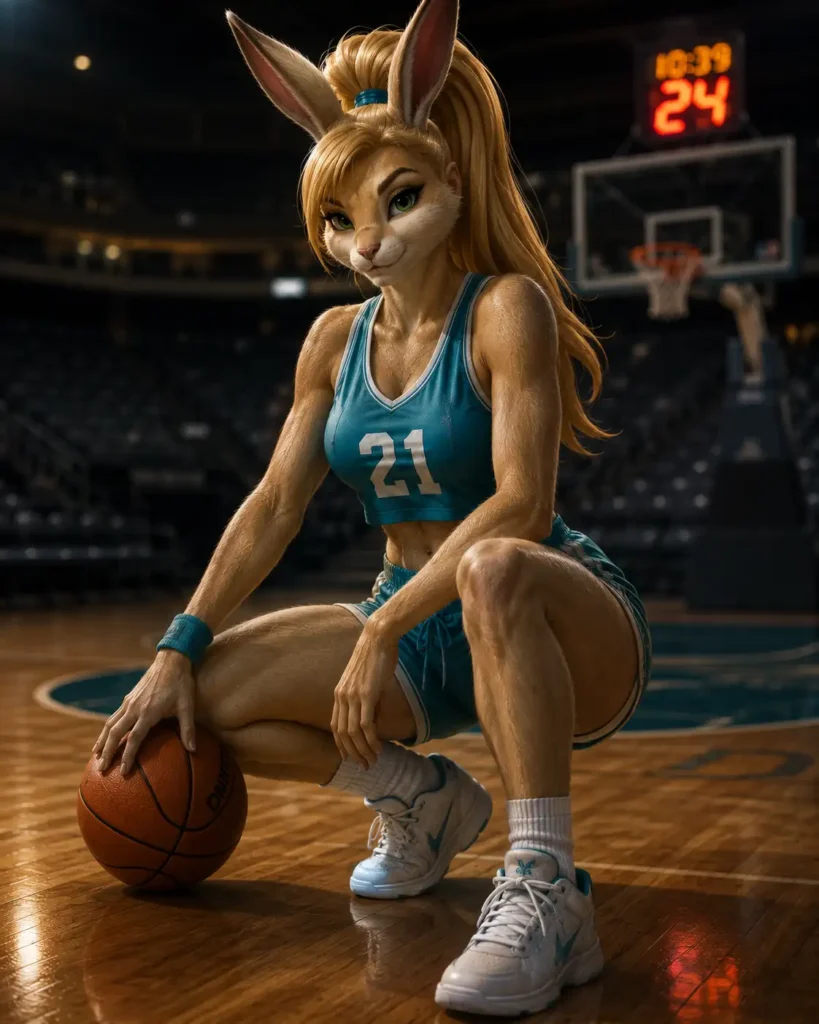 Realistic Lola Bunny Physical Description AI Prompt