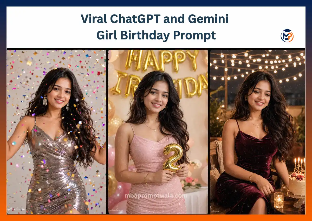 Viral ChatGPT and Gemini Girl Birthday Prompt