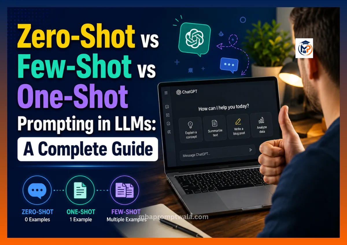 Zero-Shot vs Few-Shot vs One-Shot Prompting in LLMs