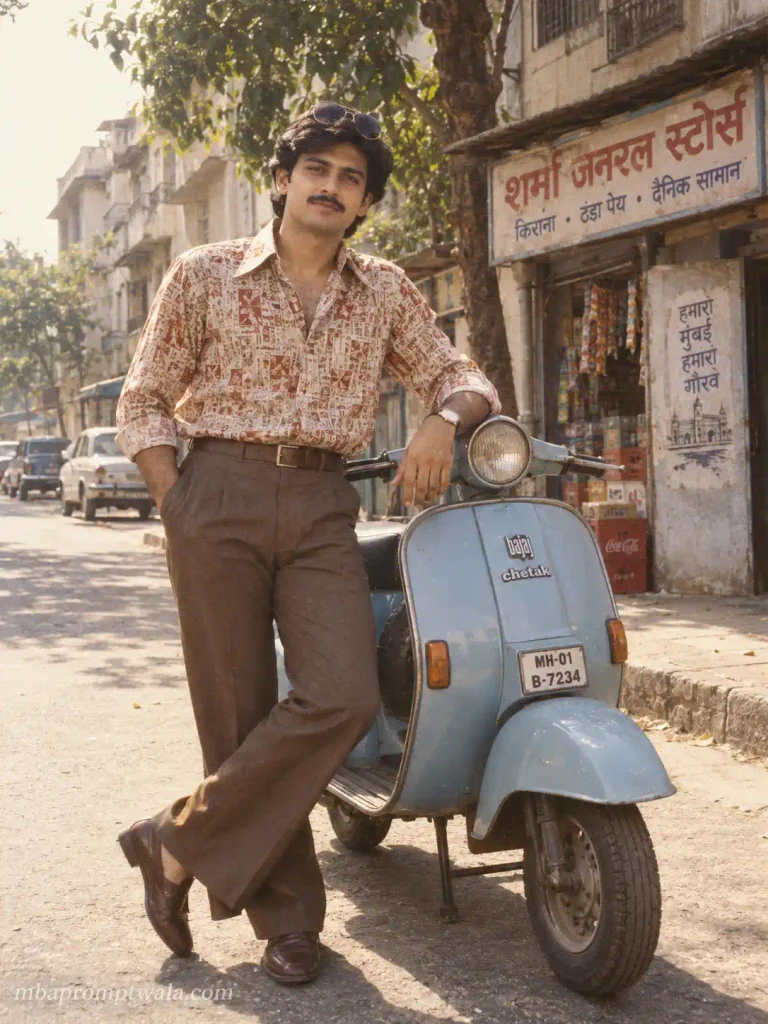 1987 scooter portrait for men