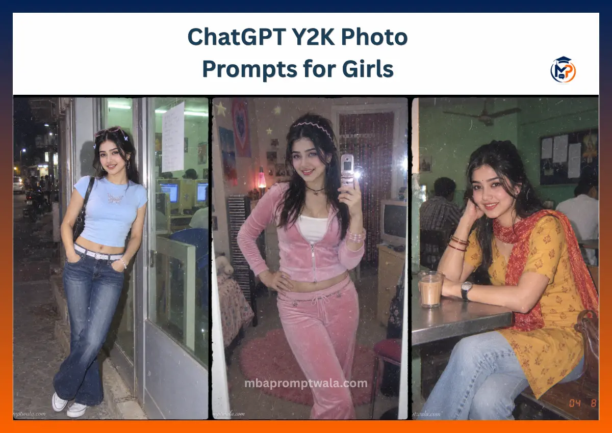 ChatGPT Y2K Photo Prompts for Girls