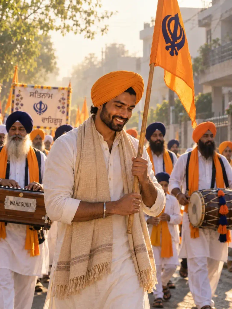 Prabhat Pheri Morning Celebration Portrait